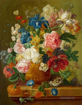 Klassik Blumen Werke - paulus Theodorus van brussel Blumen in einer Vase Blumeing